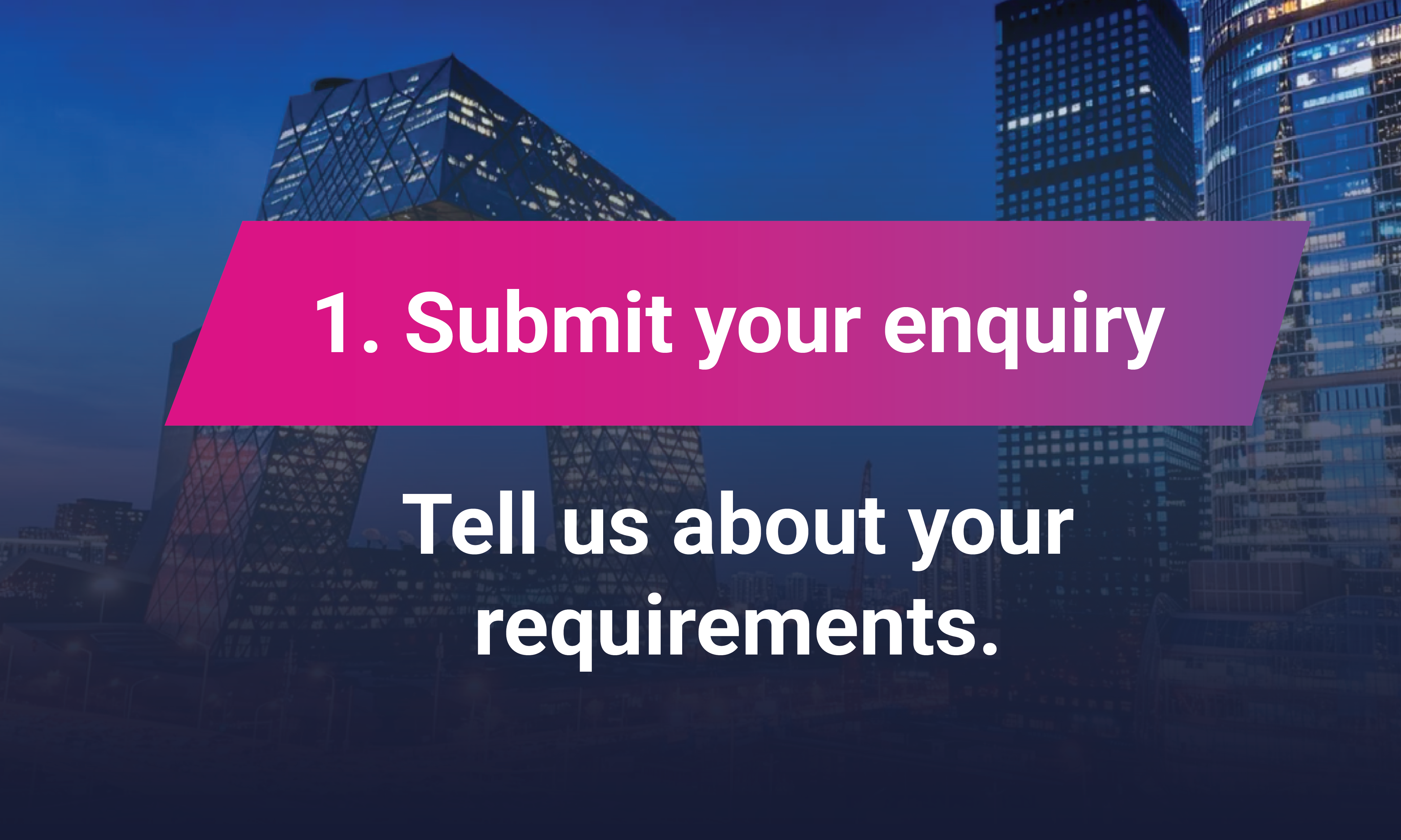 submit your enquiry