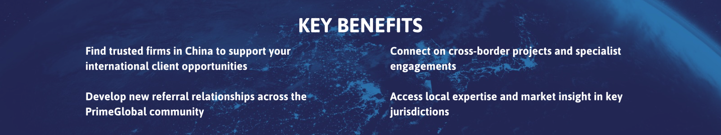 Key Benefits China Desk